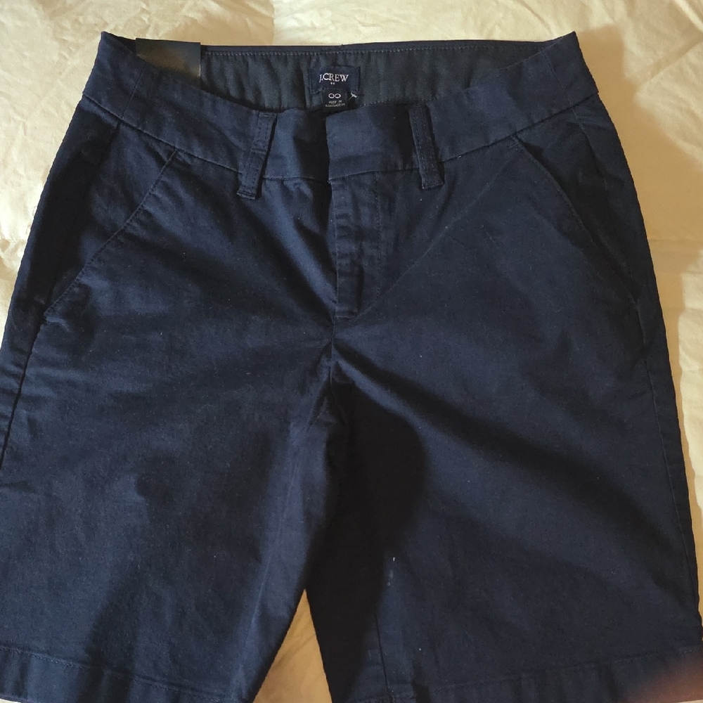 J. Crew Midnight Blue Chino Shorts